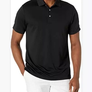 Camiseta de Seguridad de Alta Visibilidad de Talla Grande 5XL, Camiseta Polo para Hombre con Cuello a Rayas Color Borgoña, de Secado Rápido - Product Image 5