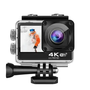Recording Video 128gb Wifi 4k Sport Camera Tracking Head Waterproof Action Camera Gopro Hero 10 Black