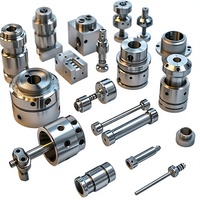 Pièces en aluminium CNC de haute précision sur mesure, pièces usinées CNC en aluminium, pièces en acier inoxydable CNC