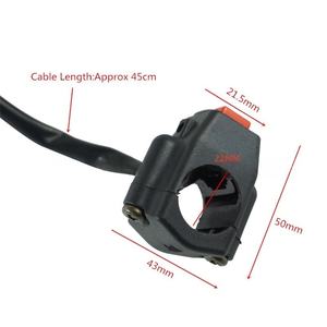 Accessoires pour Motos, Interrupteur de Démarrage et d'Arrêt Carré pour Moto Tout-Terrain, Interrupteur d'Alarme et d'Éclairage, Interrupteur de Puissance pour Klaxon et Phare - Product Image 3
