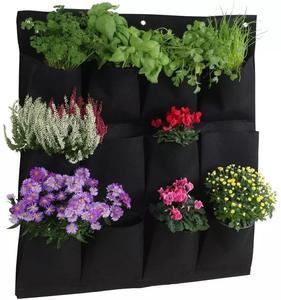 Macetas de fieltro <span class=keywords><strong>Vertical</strong></span> para jardín, accesorio para colgar en la pared, para cultivo <span class=keywords><strong>Vertical</strong></span> - Product Image 3