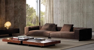 Juego <span class=keywords><strong>de</strong></span> <span class=keywords><strong>Sofás</strong></span> Riley <span class=keywords><strong>de</strong></span> Lujo Moderno, Diseño Italiano Minimalista, Espuma <span class=keywords><strong>de</strong></span> Alta Densidad, Tapizado en Cuero y Tela, Sofá en Forma <span class=keywords><strong>de</strong></span> L para Sala <span class=keywords><strong>de</strong></span> Estar <span class=keywords><strong>de</strong></span> Villa - Product Image 6