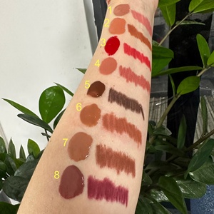Lipstik Cair <span class=keywords><strong>Matte</strong></span> 8 Warna Low Moq, Pigmentasi Tinggi, Tahan Air, Vegan, <span class=keywords><strong>Lip</strong></span> Liner, <span class=keywords><strong>Lip</strong></span> <span class=keywords><strong>Gloss</strong></span>, <span class=keywords><strong>Lip</strong></span> Kit, Private Label - Product Image 6