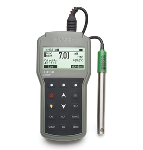 Medidor de pH/ORP Portátil Profesional a Prueba de Agua Hanna HI98190 - Product Image 1