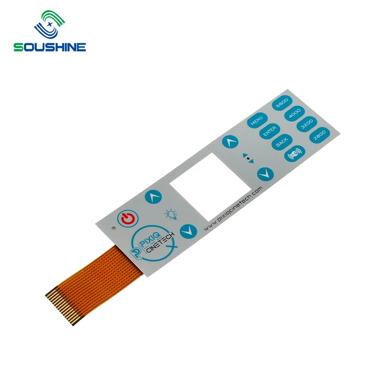 Custom Battenfeld logo capacitive touch membrane keypad switch b2 unilog membrane switch