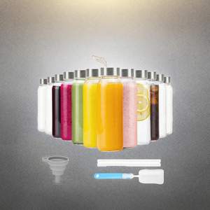Bouteille d'eau en verre borosilicate de haute qualité avec couvercle en acier inoxydable, anti-fuite, réutilisable, pour la maison, le bureau, la salle de sport et les voyages - Product Image 3