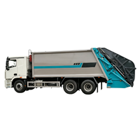 Camion Compattatore di Rifiuti Auman GTL 6x4 con Caricamento Posteriore da 25m³