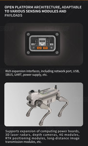Chien robot intelligent commercial avec technologie d'intelligence artificielle, accompagné par le chien technologique quadrupède JX-20 - Product Image 4