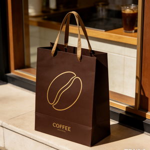 Bolsas de Compra de Papel Kraft Estilo TUOBO con Asas, Bolsas de Regalo de Lujo para Boutique de Ropa - Product Image 2