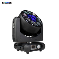 SHEHDS 12x40 w Wash Moving Head 4in1 Éclairage de scène mobile pour DJ Club Salle de danse Disco Dmx Musique pour Dj Lights