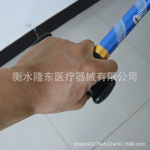 Canne télescopique en alliage d'aluminium Longdong Xuhaode avec poignée antidérapante pour personnes âgées, randonnée en plein air, bâton de marche - Product Image 3