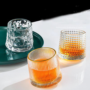 أكواب بيرة كريستال 5 أونصات نظارات صخور قديمة الصنع لشرب البوربون والكوتيلات والكونياك والروم - Product Image 2