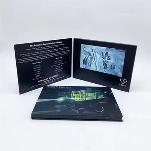 Promotional Design <strong>Greeting</strong> <strong>Card</strong> 7 Inch <strong>Lcd</strong> Display <strong>Video</strong> Book Blank Digital Gift <strong>Card</strong> <strong>Video</strong> Brochure - Product Image 2