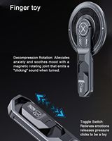 Support de téléphone magnétique ergonomique en métal, rotatif à 360°, pliable et réglable, compact, pour bureau – Vente chaude usine OEM/ODM