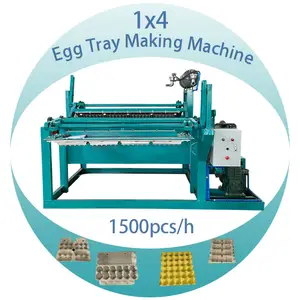 Mesin kotak karton telur kertas otomatis daur ulang kertas limbah mesin pembuat baki telur harga