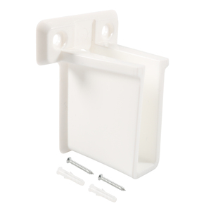 3-Piece Set White 17-Inch Metal <strong>Support</strong> <strong>Brackets</strong> + Accessories Pack Suitable <strong>For</strong>: RV ClosetMaid Metal Corner <strong>Support</strong> <strong>Brackets</strong> - Product Image 3
