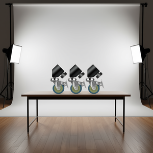 Ruedas para trípode Sh, 16-22mm, universales de metal para accesorios de estudio fotográfico, modelo D0100H5TNNX - Product Image 2