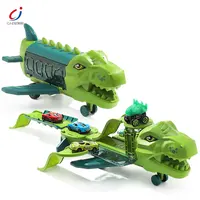 Vervoer Cargo Wrijving Vliegtuigen Vervorming Dinosaurus Opslag Vliegtuig Speelgoed Orbitale Auto Dinosaurus Ras Auto Spoor Speelgoed