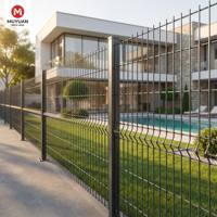 Clôture de sécurité en métal 3D anti-escalade à double fil pour la protection des sites d'infrastructure critiques, des usines chimiques et pétrochimiques