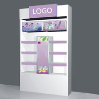 Présentoir mural cosmétique personnalisé pour centre commercial, vitrine de magasin de parfums, mobilier de magasin de détail, armoire de présentation cosmétique
