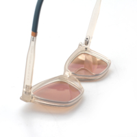 Nouvelles lunettes anti-lumière bleue TR90, monture optique, verres CR39 FL-41 marron, lunettes de sport pour femmes et hommes