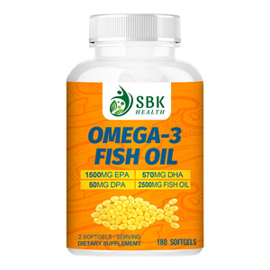 Custom Label OEM Omega-3 Fish Oil Softgels Dietary <b>Supplement</b> Support Brain Health Function and Promote Eye Health for Adult - Product Image 1