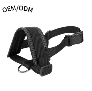 Bozal para perros medianos y grandes-Bozal de nailon suave con lazo ajustable, diseño anticaída para morder, ladrar, masticar - Product Image 1