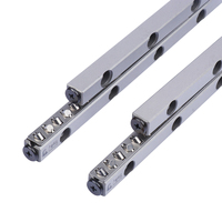 Rail à rouleaux automatique à grande vitesse LWRE2 Guides linéaires en trois pièces Moteur de roulement à rouleaux croisés à glissière à un roulement PLC anti-fluage