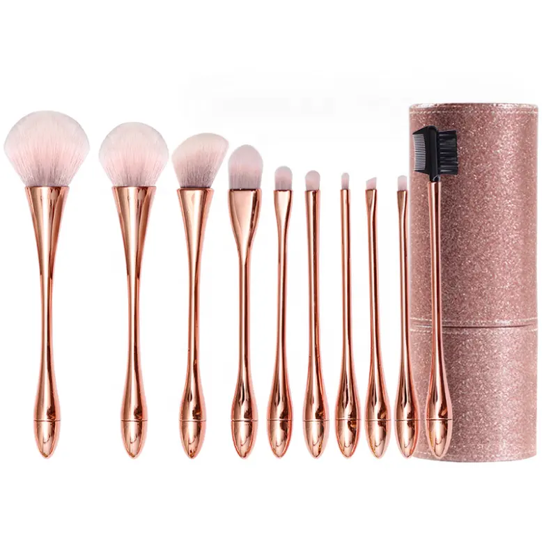 OEM Luxo Private Label Maquiagem Brush Set Atacado Alta Qualidade Vegan Pink Travel Custom Logo Makeup Brush