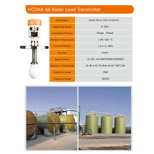 HCCK su deposu <span class=keywords><strong>Radar</strong></span> seviyesi sensör verici hafif aşındırıcı sıvı ölçümü - Product Image 2