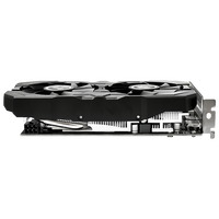 Carte graphique Jginyue RX580 8GD5-F : Double caloduc en cuivre, GPU PCI Express pour ordinateur de bureau avec ventilateur de refroidissement, nouvelle interface de sortie USB D P