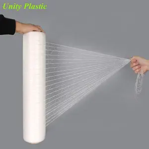 Silaj yuvarlak balya besleyici Net hdpe plastik örgü tarım 50/75 cm balya palet net wrap ambalaj