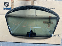 Pare-brise avant d'occasion 982845011AE pour 718 982, cadre noir, verre transparent, norme OE, garantie de 3 mois