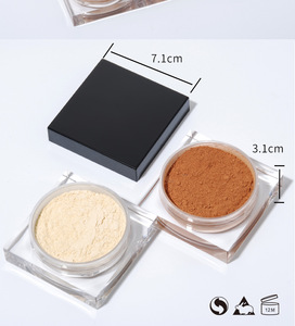 2025 Etiqueta privada al por mayor Cosméticos veganos Maquillaje facial Control de aceite Colores marrones mate Ajuste translúcido <span class=keywords><strong>Polvo</strong></span> Suelto - Product Image 4