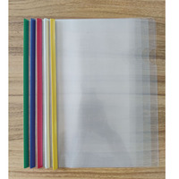 Carpeta de varilla de PP transparente A4, carpeta de informe de documentos de oficina para estudiantes Q310 para gestión de archivos