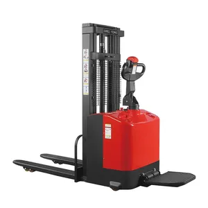 XINBAITAI Fabricante profesional Carretilla elevadora Transpaleta de energía eléctrica Custom 1,5 T Standing Drive Jack Apilador de carga automática - Product Image 2