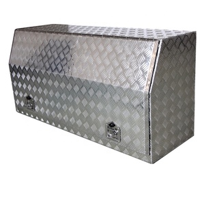 Boîte à outils en aluminium pour camion avec étagère pour <span class=keywords><strong>remorque</strong></span> et pick-up, boîte à outils en alliage d'aluminium pour Hilux, étanche - Product Image 1