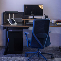 UISpair Panneau électrique intelligent moderne réglable en hauteur Bureau à domicile Bureau importé double moteur debout alternant bois de manguier