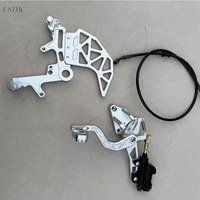 Repose-pieds et pédale de frein usinés CNC en aluminium anodisé 6061AL, pour usage en course, pour Surron Ultra Bee Motocross