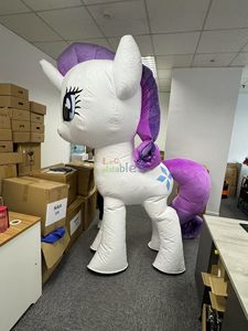 सुंदर रूप से घोड़े की शुभंकर सूट कार्टून चरित्र, वयस्कों के लिए छोटे पोनी शुभंकर पोशाक - Product Image 2