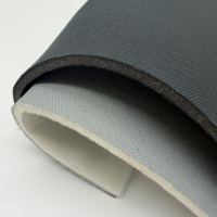 Tissu en suède collé à l'éponge haute densité, largeur 1,5 m, pour isolation thermique, revêtement de toit de voiture et fabrication de chaussures