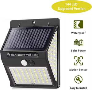 Vente en gros de lampes solaires extérieures sans fil à 20 LED PIR, étanches, pour la sécurité, le jardin, les murs extérieurs, avec détecteur de mouvement - Product Image 4
