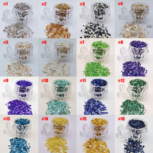 Puces de cristal de diamant bleues en vrac pour la décoration d'aquarium, écologiques, origine Zhejiang, processus manuel - Product Image 4
