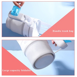 <span class=keywords><strong>Pala</strong></span> <span class=keywords><strong>para</strong></span> caca de gato de plástico desmontable, plegable e integrada, ecológica, con contenedor y bolsas de basura de gran capacidad - Product Image 4