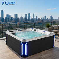 Spa extérieur écologique pour 5 personnes, qualité spa moderne, 40HQ, fabricant chinois et européen pour projets de vente en gros