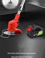 Tondeuse à gazon électrique sans fil haute puissance, tondeuse à gazon compacte alimentée par batterie lithium-ion pour usage domestique