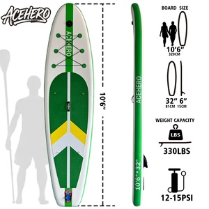 Tabla de <span class=keywords><strong>Paddle</strong></span> <span class=keywords><strong>Surf</strong></span> Inflable para Principiantes, con Tecnología Drop Stitch, Ecológica, Fácil de Equilibrar, Diseño Anti-Vuelco, Diversión Acuática y Recreación - Product Image 4