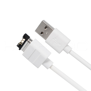 Cable de Carga Magnético USB 4 Pogo Pin con Conector M511 para Dispositivos Portátiles, Electrónica Médica e IoT - Product Image 1
