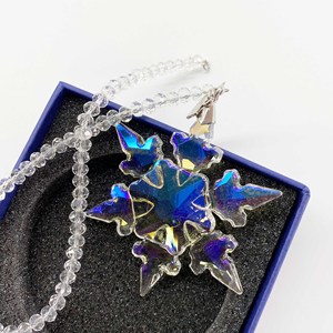 Shining Crystal Christmas Tree Ornament Christmas Snowflake Hanging <b>Car</b> Pendant Decoration - Product Image 2
