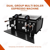 Machine à expresso semi-automatique à pression variable ITOP 2 Group Multi Boiler avec affichage numérique et chaudière en acier inoxydable